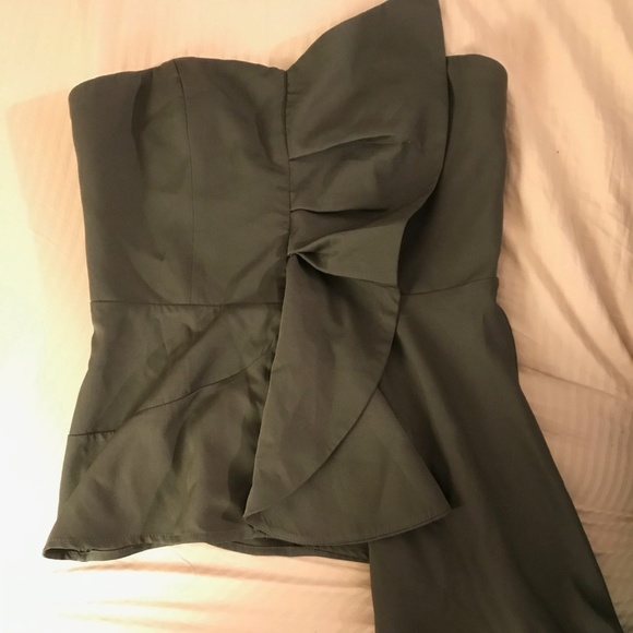 Strapless Asymmetrical Dressy Top - Picture 4 of 4